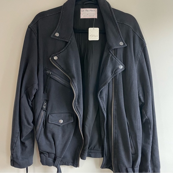 Free People Rebel Knit Moto Jacket - Picture 6 of 9